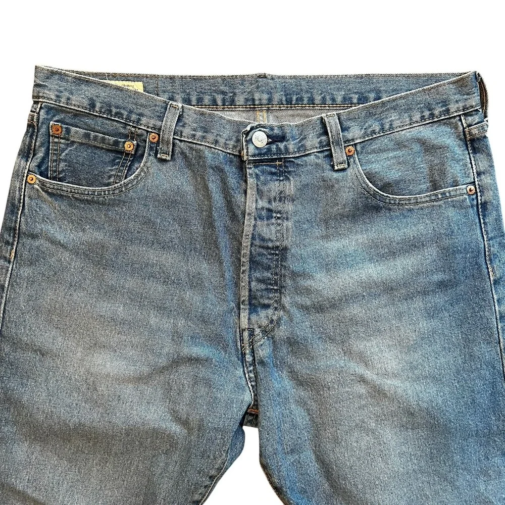 Levi's Premium 501 '93 Jeans Mens 36x30 Blue Straight Leg Button Fly 90s Fit